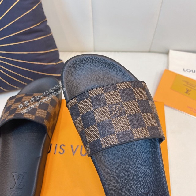 LV專櫃經典款涼拖鞋 高版本LOUIS VUITON路易威登最新款拖鞋情侶款 dx2714